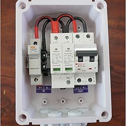 Kenbrook Solar DCDB 1 in 1 Out Inbuilt DC Fuse 20A, SPD 600V & DC MCB 16A (1 Series/String x up to 12 Panels Max.) (1-1 HVL MCB)-12