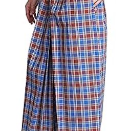 Elastic Premium Cotton Lungi With Dual Packet Pack Of 1-16