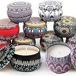 'Scented Candles Gift Set, Scented Candles for Home Decor Aromatherapy Fragnance Gifting Purpose Scented Candle for Friends and Couples 100% SOYA Wax eco Friendly Candle for Festival tyyuu78-image-74