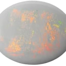 Original Fire Opal Stone 7 Carat Australian Original Natural Certified Fire White Opal Gemstone 7 Ratti Opel Rashi Ratan Opal Pathar For Men & Women ओपल रत्न-image-29