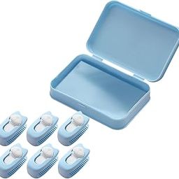 ARTISOUL® 4 Pcs Blanket Grippers Quilt Non-Slip Adjustable Mattress Bear Clip Fastener Light Blue | Bedding | Duvet Covers & Sets-image-74