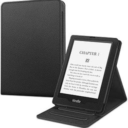 Fintie Flip Case for 6.8" Kindle Paperwhite (11th Generation-2021) and Kindle Paperwhite Signature Edition - Slim Fit Vertical Multi-Viewing Stand Cover with Auto Sleep/Wake, Black-picture-13