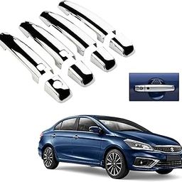 KlaasAuto Car Chrome Door Cover Handle Maruti Ciaz (with Sensor Cut) | 2014- Till Present | Maruti Suzuki | Complete Set of 4 Front & Rear | 2016 | 2018 | 2019 | 2022 | 2023 | KlaasAuto Accessories-image-87