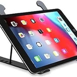 Mobile Stand Adjustable for Desk, Portable iPad Stand Tablet Stand,Plastic Mobile Riser Holder, Foldable Phone Cooling Stand Use MacBook/iPad Pro Air/Notebook/Tablet (ABS Plastic)-9