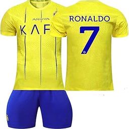SPORTYWAY AL-NASR RONALDO 7 KIDS FOOTBALL JERSEY SET T-SHIRT AND SHORT KAFD-image-36
