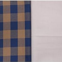 Men's Cotton Shirt and Terry Rayon Trouser Fabric Unstitched Combo (Free Size)-image-2