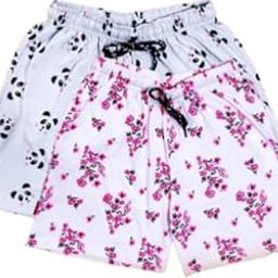 Floral Printed Lounge Shorts,Night Wear Pack of 2 (Prints and Colors May Vary)-picture-41