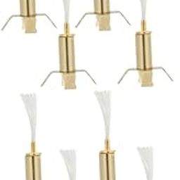Cabilock 2sets Alloy Four-Legged Wick Holders for Oil Lamps Decorative Praying Stand for Use for Buddhism and Meditation Candle Accessories-image-21