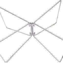 MERISHOPP Foldable Cooler Stand Ice Chest Holder Heavy Duty Stable Foldable Stand Rack Style A Silver| Camping Chair | Folding Camping Table-image-16