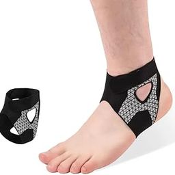 Yeipis Ankle Support Compression Brace for Injuries | Ankle Protection Belt | Pain Relief & Recovery | Double Lock Adjustable Stretch Strap | For Men & Women (Universal)-2