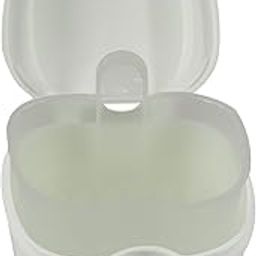 Dentosmile Denture Box in White Color - Dental Orthodontic Retainer Case | Teeth Storage Box, Denture Storage Case Fake Tooth Holder with Strainer (1)-8
