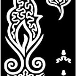 Temporary Tattoowala Easy Drawing Mehndi Design Sticker for Safe and Fun Use by Children-4