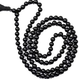Mautik Sadiwala Certified Energized Natrual Black Hakik Agate Mala,Natural Black Hakik Agate Rosary 8Mm Beads Size 108+1=109 Beads-image-46