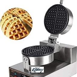 kobbey COMMERCIAL WAFFLE MAKER MACHINE, Silver-picture-11