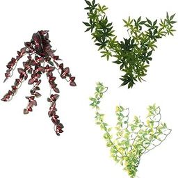 BNF® 3 pcs Natural Looking Reptile Plants Terrarium Tanks Leaves Plants Decor|Pet Supplies | Reptile Supplies|3 Piece Reptile Pet Plant3 Piece Suction Cup-image-49