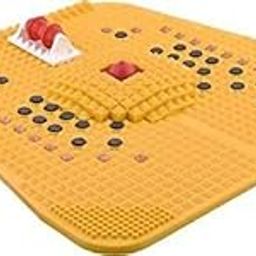 NAGANARAY Foot Massager Acupressure Mat 3000 – Pain Relief Therapy Tool for Feet, Legs & Body Pressure Points – Yellow-image-1