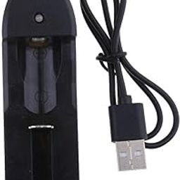 Premium Battery Charger for 18650 Lithium Rechargeable Batteries USB Cable-14