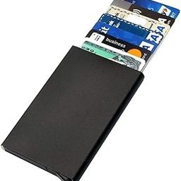 Black Aluminium Card Holder for Men/Women RFID Blocking-10