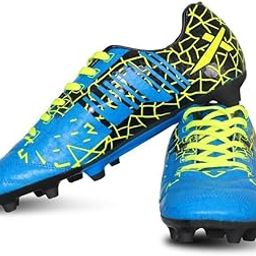 Vector X Chaser Kids Football Shoes (Orange-Black-Firozi)-6