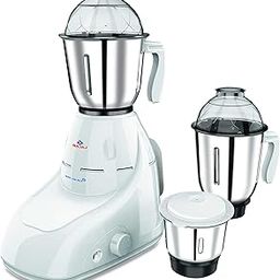 Bajaj GX 8 750 watts DLX 750W Mixer Grinder with 3 Jars, White | Plastic-picture-1