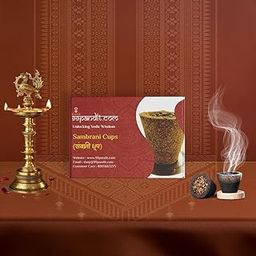 99pandit Naivedya Sambrani Dhoop Cups for Pooja (12 pcs) | Havan Cups for Pooja, Home & Festivals | Natural Guggal Dhoop Original | Dhoop Cups-image-34