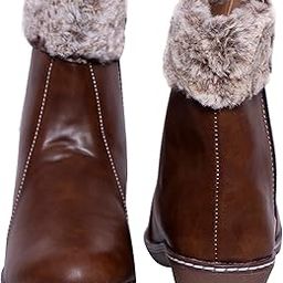 Women's Brown-1 (968) Leather Boots (36)-picture-12