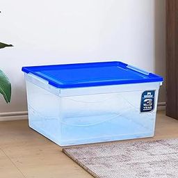 Nilkamal 50 Litre Multipurpose Storage Box with Lid and Handles for Clothes, Toys, Household Items, Kitchen, and Stationery | Rollers for easy movement (3-Year Warranty)-4