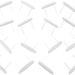 Trenton Gifts Bedskirt Pins | White | One Size | Set of 8-image-0