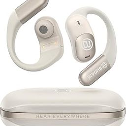 BUGANI 2025 Bluetooth 5.4 Open Ear Headphone with Dual-Mic ENC Wireless Earbuds,360 Head-Tracking Spatial Audio, 75HRS Playtime,IPX5 Water Resistance for Sport and Workout (White)-27