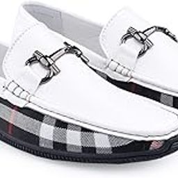 Man's Pu Material New Casual Loafer Buckle and Slipon Outdoor Shoes.-image-81