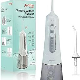 Smart Dental Water Flosser for Teeth | With Normal, Point, DIY & Pulse Mode | Rechargeable & Compact | Teeth Cleaner | Oral Care | Flosser Dental Kit | 300ml Water Capacity | Dental Flosser-9
