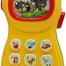 Famous Quality Colorful Learning Mobile Phone Toy for Toddlers and Kids with Image Projection, (Multi Color)-13