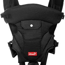 Liltoes Infant Baby Carrier Bag For 3M To 2Year Baby|Kangaroo Bag With 3 Carry Positions Max Weight Up To 12 Kgs (Black)-image-27