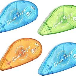 THECLOUDMALL® Double Sided Tape Roller, Adhesive Scrapbooking Glue Tape, Adhesive Tape Dispenser Runner for Crafts and Arts Projects, Photo Tape for Scrapbooking (Pack of 1)-image-74