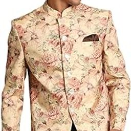 Silk Men's Brown Jodhpuri Standard Length Coat (J)-image-72