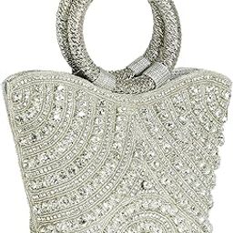 Handmade Wedding Bag Embroided Stones Stylish Fancy Design For Women's-image-70