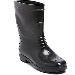 Valorous PVC Gumboot Bahubali Black Anti Skid 11 Inch Long Safety Boot Size UK 6 For Farming, Snow, Industrial Safety Gumboots-image-99
