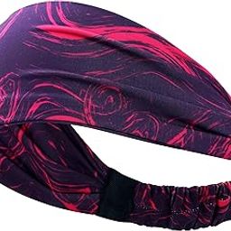 Coreteq Printed Multifunction Sports Sweatband Headband Microfiber Men and Women (Abstract)-picture-19