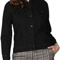AG SWAD MASALA Women's Denim Solid Long Sleeve Jacket (Black, XL)-PID61771-image-10