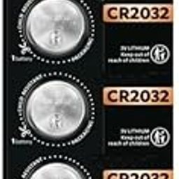 CR2032 3V Lithium Coin Cell Battery, Pack of 2, 180mA-28