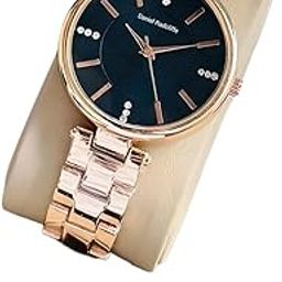 Women Analogue Wrist Watches for Women's & Girls&Miss&Ladies Diamond Studded Dial Rosegold Colored Stylish Bracelet Strap-picture-42