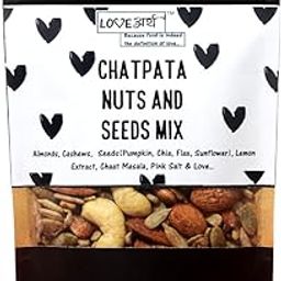 LoveArth - Chatpata Nuts & Seeds Mix - Healthy Roasted Mix- Rich in Proteins (2 x 100gms) 200Gms-image-18