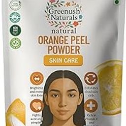 GREENUSH NATURAL Orange Peel Powder for Skin Care | Natural Cleanser Natural Brightening and Exfoliation | Tan Removal & Skin Brightening | Face Pack for Glowing Complexion | No Chemicals or Added Preservatives - 100g-image-75