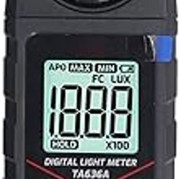 Digital Illuminance Meter 200000LX 20000FC High Accuracy Light Tester 50 Sets Data Storage 1‑60s Recording Luxmeter for Various Locations-16