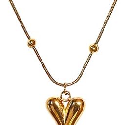 Little Heart Necklace for Women | Stylish Anti-Tarnish Waterproof Jewelry | Ideal for Valentines, Birthday, Anniversary, Wedding Gifts for Wife, Mother & Sister-image-7