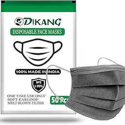 DIKANG 3 Layer Surgical Disposable Face Mask For Men | 3 Ply Disposable Surgical Mask With Nose Clip | Disposable Use And Throw Masks For Men and Women-image-15