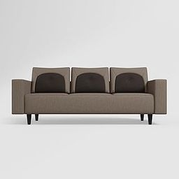 GODREJ INTERIO Sofa Pangram 3 Seater Fabric Sofa for Living Room, 3-Years Warranty, Solid Wood, Dark Brown-image-89