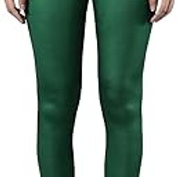 Body Hugging Shimmer Ankle Length Legging, Soft and Lightweight Polyester Fabric with Elastic Waistband Closure, for Women,Pack of 1-image-97