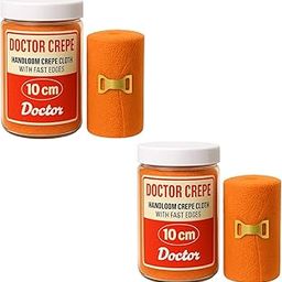 doctor crepe handloom crepe cloth with fast edges (10cm) bandage pack of 2-image-17