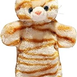 FunBlast Hand Puppets for Kids - Plush Animal Hand Puppet Toys - Soft Storytelling Puppets for Boys & Girls, Fun Learning Educational Toys for Toddlers & Children (Cat-A)-15